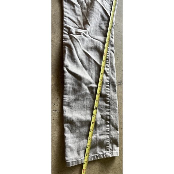 Chico’s Platinum Denim Jeans Gray Silver Soft Cropped Capri Jeans Women’s Sz 0 - Picture 5 of 15